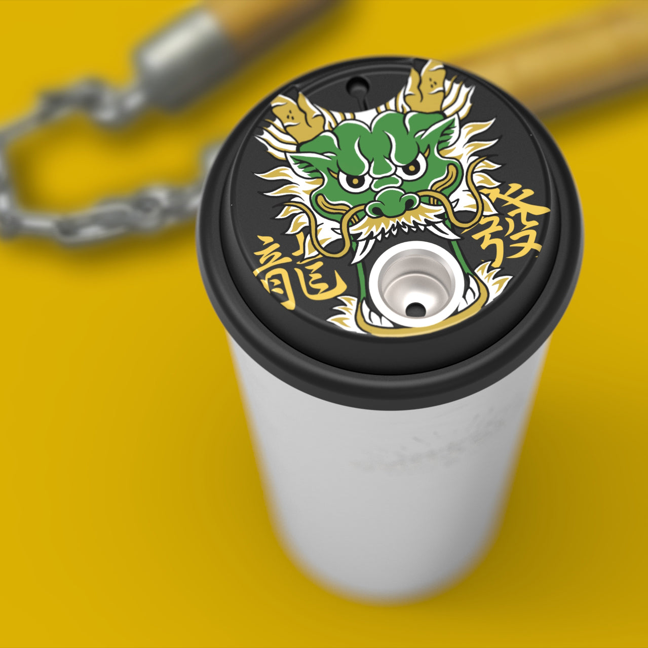 DRAGONMADE8 CHiLLCAP Bundle - White Tumbler